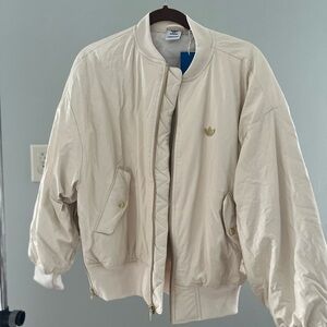 Adidas Cream Bomber Jacket